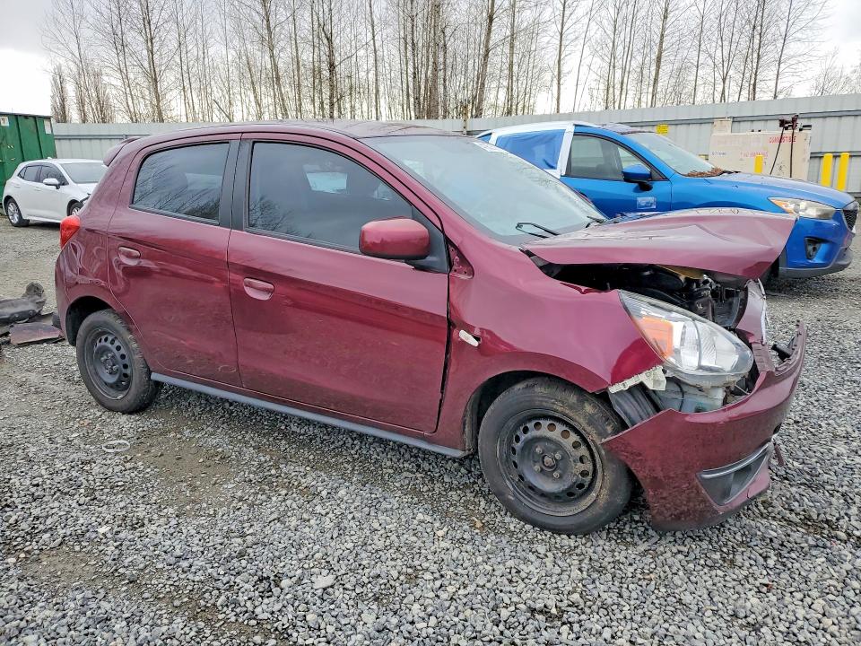 2019 Mitsubishi Mirage მანქანა იყიდება აუქციონზე, vin: ML32A3HJ5KH009403, აუქციონის ნომერი: 41952506