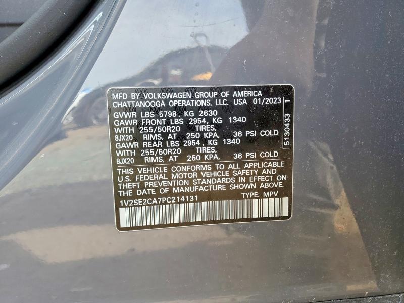 Aukcja sprzedaży 2023 Volkswagen Atlas Cross Sport, vin: 1V2SE2CA7PC214131, numer aukcji: 47328396