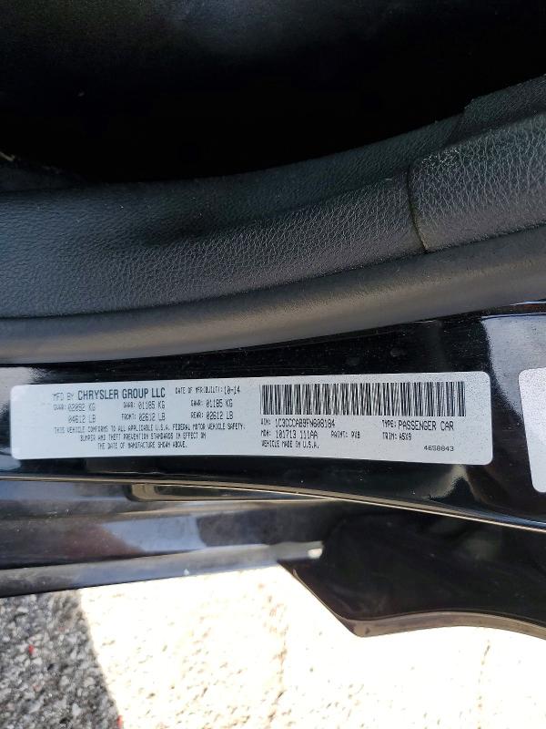 Aukcja sprzedaży 2015 Chrysler 200, vin: 1C3CCCAB9FN608184, numer aukcji: 79846045