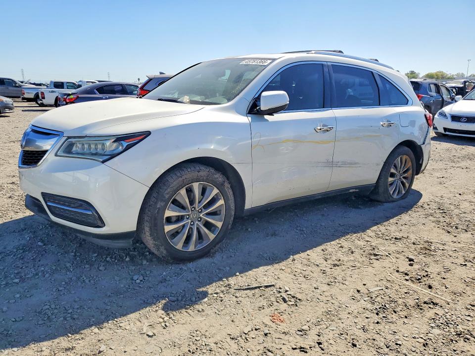 45781366 :رقم المزاد ، 5FRYD3H46EB008109 vin ، 2014 Acura Mdx مزاد بيع