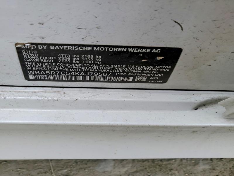 Продажа на аукционе авто 2019 Bmw Motorrad 330xi, vin: WBA5R7C54KAJ79567, номер лота: 46850636