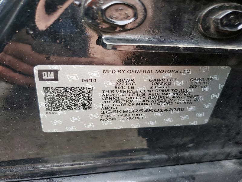 Продажа на аукционе авто 2019 Cadillac Ct6, vin: 1G6KB5RS4KU142080, номер лота: 79944415