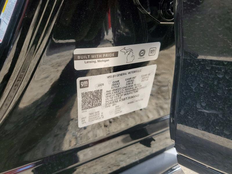 Продаж на аукціоні авто 2026 Gmc Acadia, vin: 1GKENLKS8TJ190043, номер лоту: 46758356