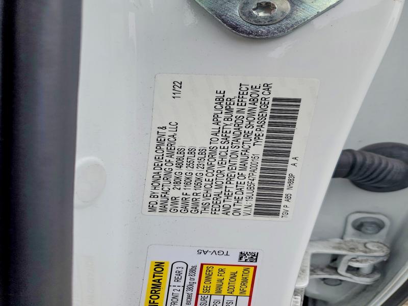 2023 Acura Tlx მანქანა იყიდება აუქციონზე, vin: 19UUB5F47PA000151, აუქციონის ნომერი: 46512306