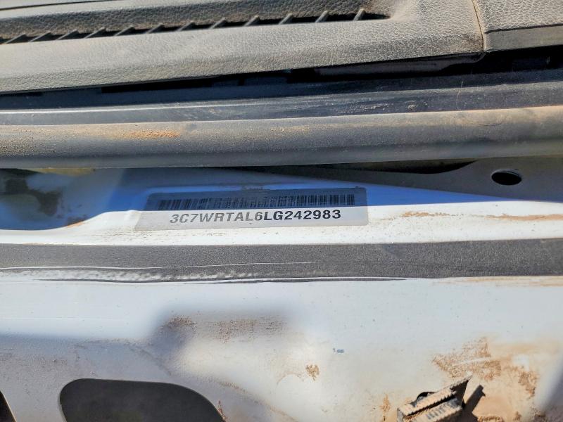 2020 Ram 3500 მანქანა იყიდება აუქციონზე, vin: 3C7WRTAL6LG242983, აუქციონის ნომერი: 46689366