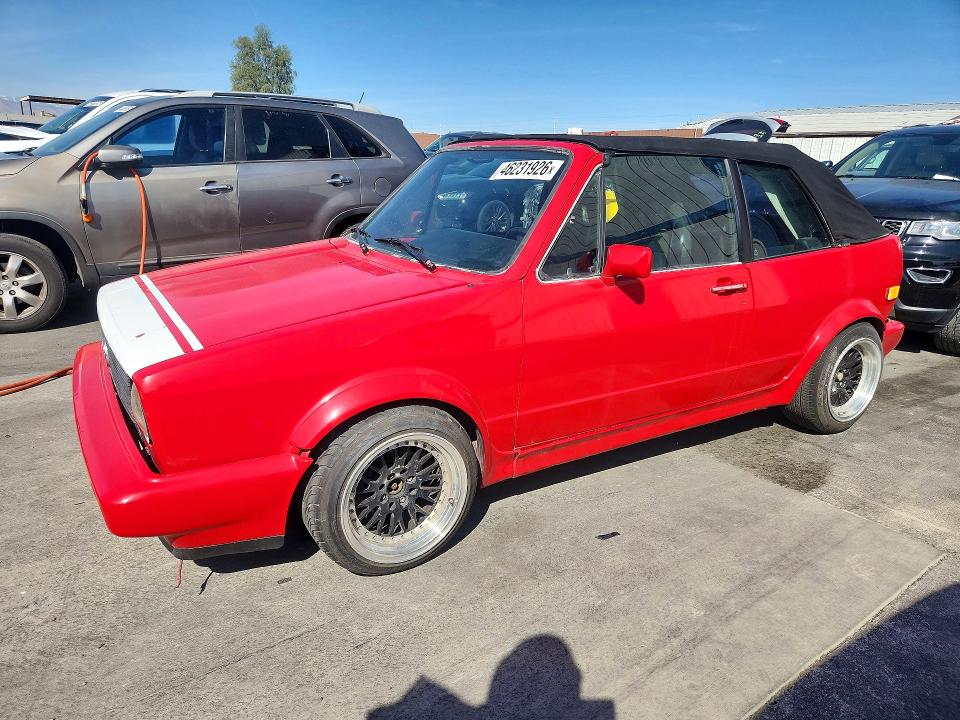 46231926 :رقم المزاد ، WVWCA0159GK024266 vin ، 1986 Volkswagen Cabriolet مزاد بيع