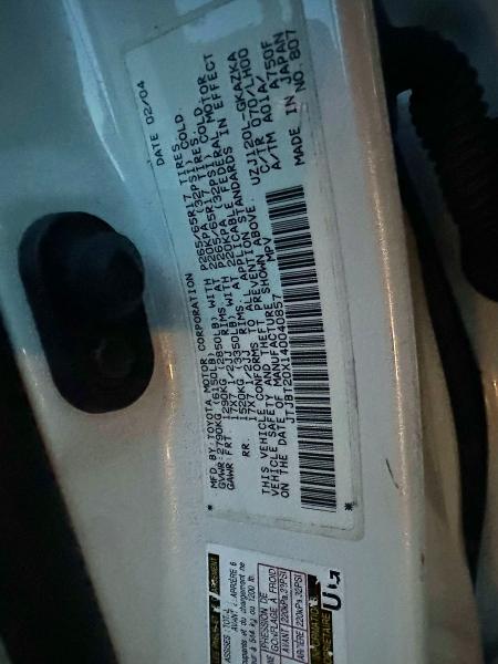 Продаж на аукціоні авто 2004 Lexus Gx 470, vin: JTJBT20X140040857, номер лоту: 47843016