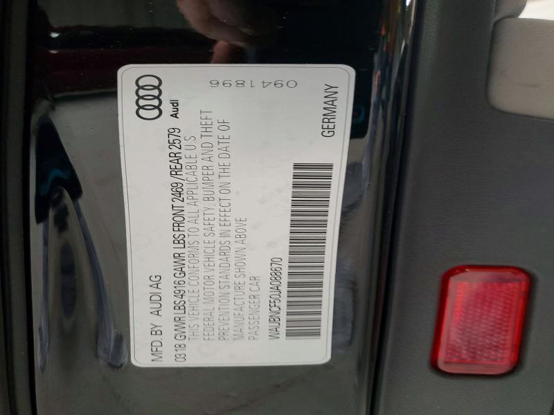 Продаж на аукціоні авто 2018 Audi A5, vin: WAUBNCF50JA088670, номер лоту: 47565936