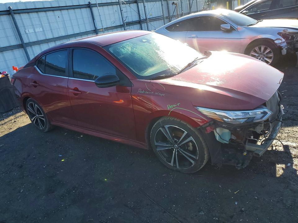 41730136 :رقم المزاد ، 3N1AB8DV7LY280614 vin ، 2020 Nissan Sentra مزاد بيع