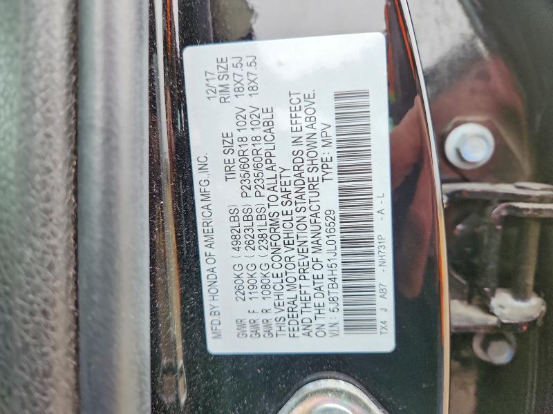 Aukcja sprzedaży 2018 Acura Rdx, vin: 5J8TB4H51JL016529, numer aukcji: 45598306