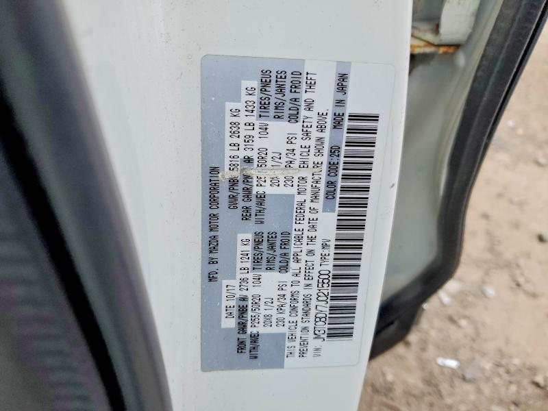 46342486 :رقم المزاد ، JM3TCBDY7J0215500 vin ، 2018 Mazda Cx-9 مزاد بيع