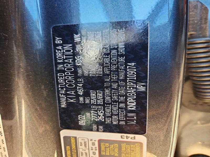 Продажа на аукционе авто 2023 Kia Sportage, vin: KNDPU3AF1P7109074, номер лота: 46499066