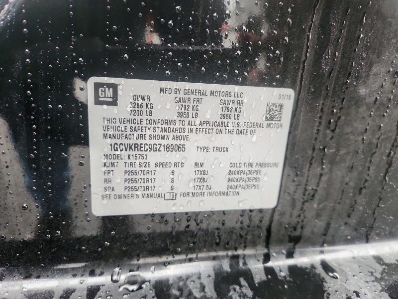 Aukcja sprzedaży 2016 Chevrolet Silverado, vin: 1GCVKREC9GZ189065, numer aukcji: 45571296