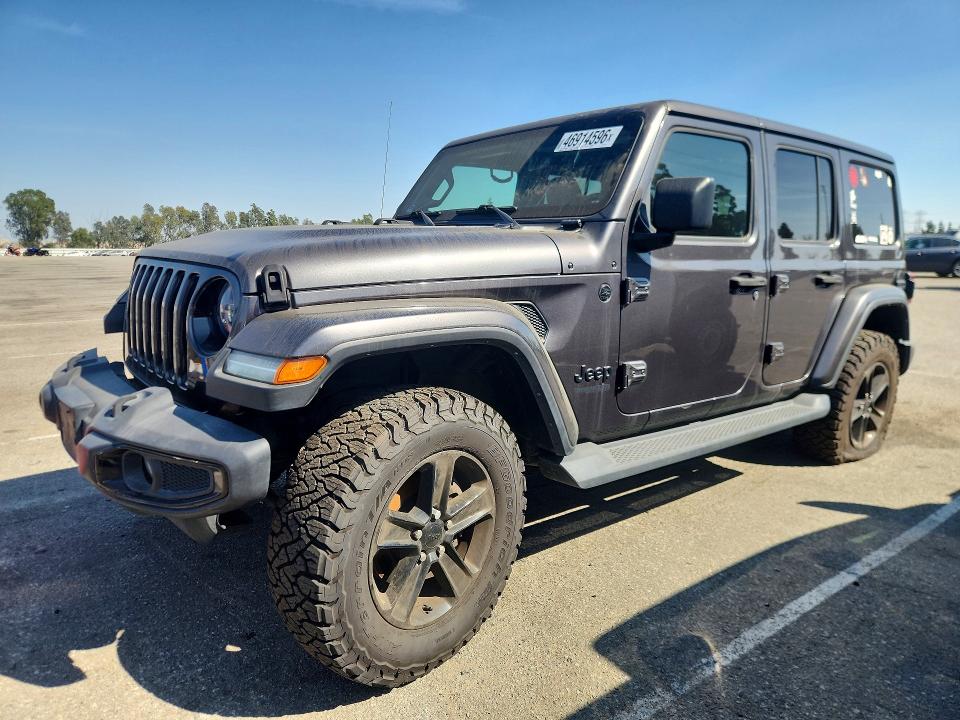 46914596 :رقم المزاد ، 1C4HJXEN4NW110051 vin ، 2022 Jeep Wrangler Unlimited مزاد بيع