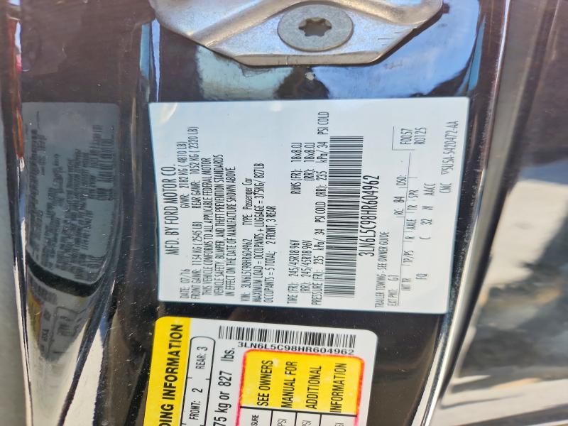 Продаж на аукціоні авто 2017 Lincoln Mkz, vin: 3LN6L5C98HR604962, номер лоту: 46792396