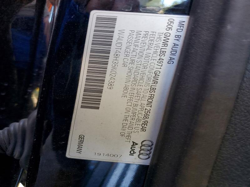 45546706 :رقم المزاد ، WAUDT48H35K024389 vin ، 2005 Audi A4 مزاد بيع