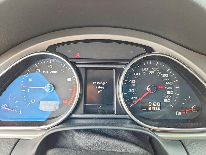 41833386 :رقم المزاد ، WA1LGAFE1FD031299 vin ، 2015 Audi Q7 مزاد بيع