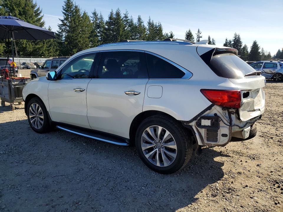 2015 Acura Mdx მანქანა იყიდება აუქციონზე, vin: 5FRYD4H49FB023677, აუქციონის ნომერი: 76752455