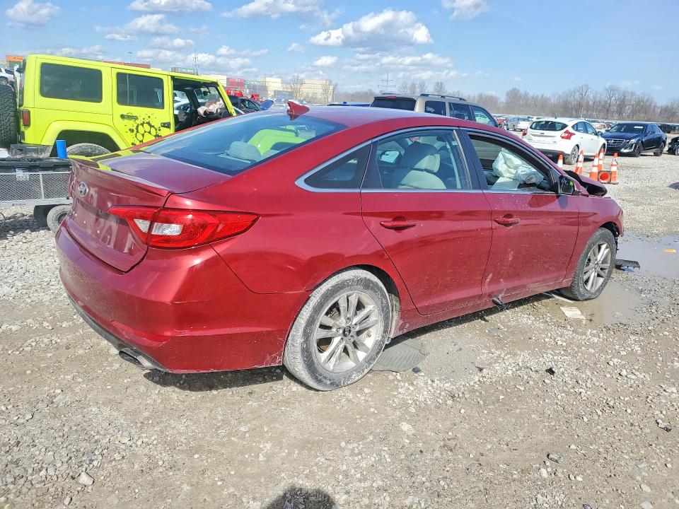 2016 Hyundai Sonata მანქანა იყიდება აუქციონზე, vin: 5NPE24AF4GH281064, აუქციონის ნომერი: 45507196