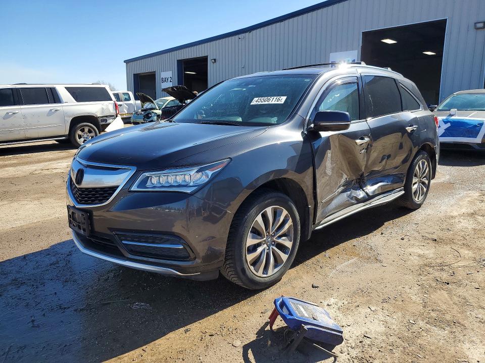 2014 Acura Mdx მანქანა იყიდება აუქციონზე, vin: 5FRYD4H4XEB006272, აუქციონის ნომერი: 45506116