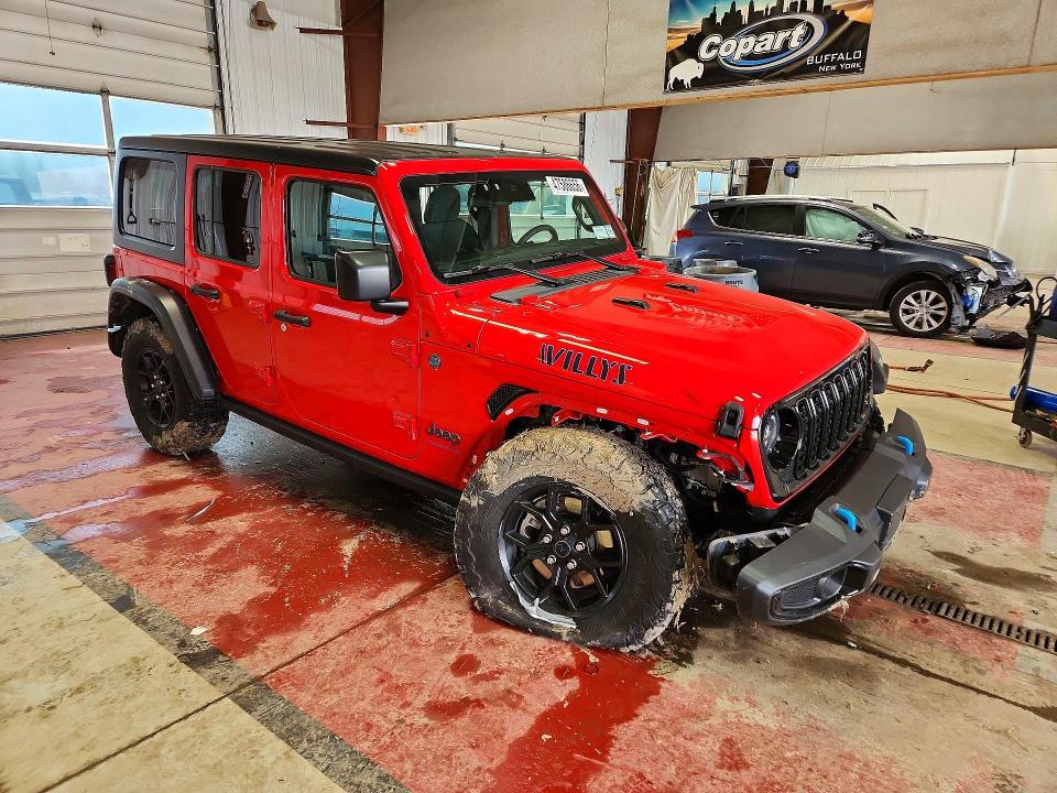 Продажа на аукционе авто 2024 Jeep Wrangler, vin: 1C4RJXN61RW229128, номер лота: 47586656