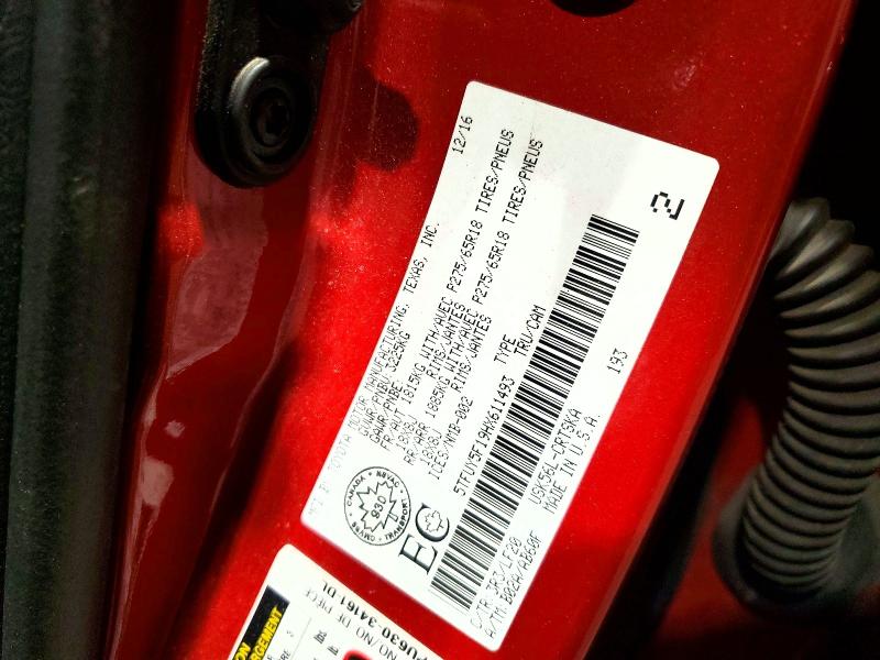 Aukcja sprzedaży 2017 Toyota Tundra, vin: 5TFUY5F19HX611493, numer aukcji: 46182596