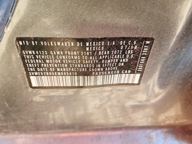Продаж на аукціоні авто 2019 Volkswagen Jetta, vin: 3VWE57BU5KM065410, номер лоту: 45523346