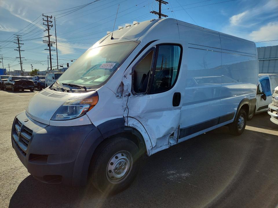 45999196 :رقم المزاد ، 3C6TRVDG7HE548479 vin ، 2017 Ram Promaster 2500 مزاد بيع