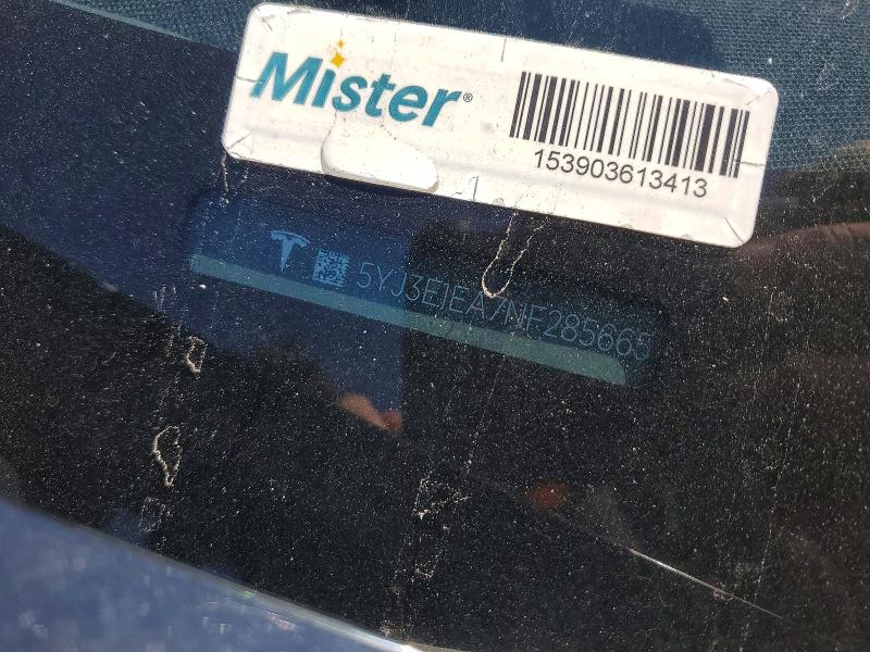 Продажа на аукционе авто 2022 Tesla Model 3, vin: 5YJ3E1EA7NF285665, номер лота: 46659986