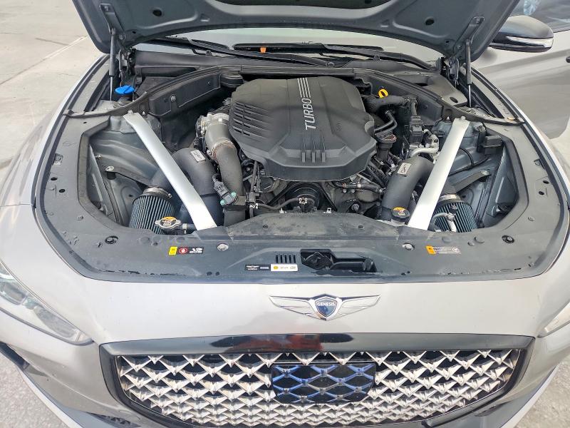 2021 Genesis G70 მანქანა იყიდება აუქციონზე, vin: KMTG74LE7MU071785, აუქციონის ნომერი: 46179226