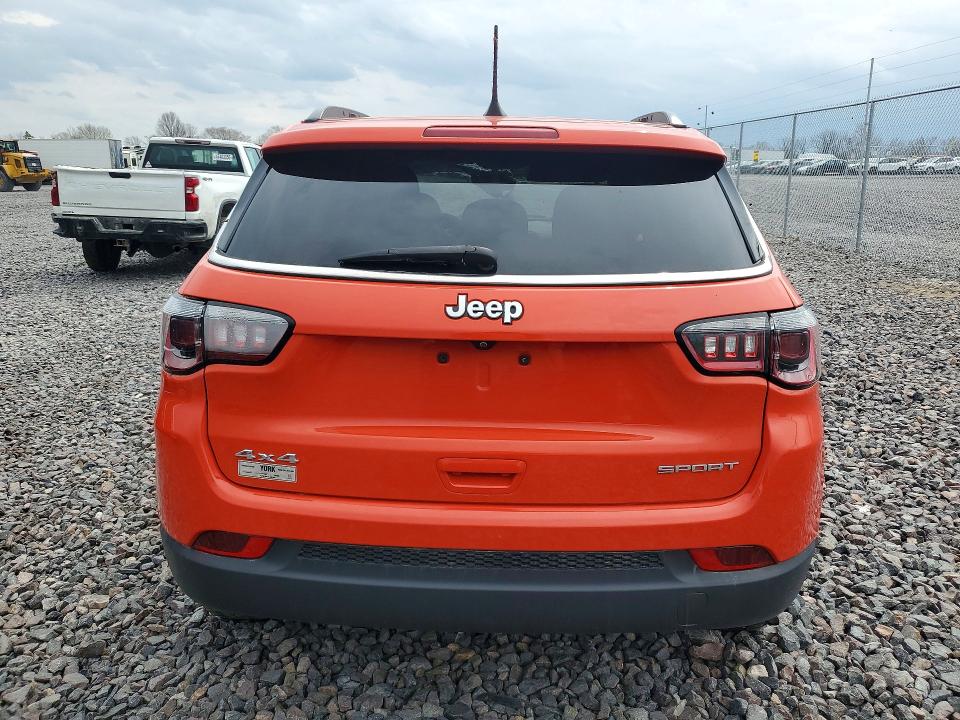 2021 Jeep Compass მანქანა იყიდება აუქციონზე, vin: 3C4NJDAB6MT507522, აუქციონის ნომერი: 48270136