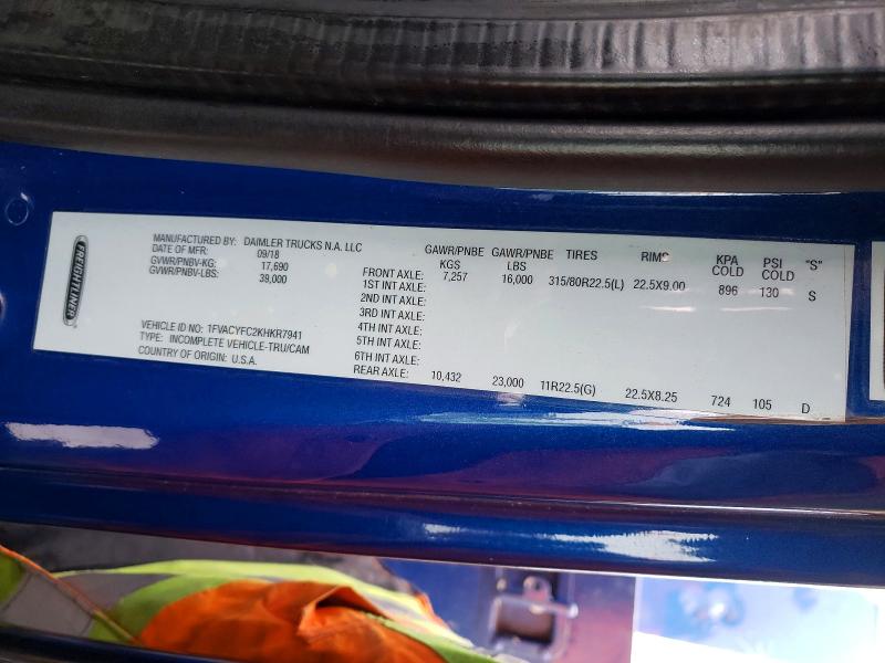 Aukcja sprzedaży 2019 Freightliner M2, vin: 1FVACYFC2KHKR7941, numer aukcji: 76979635
