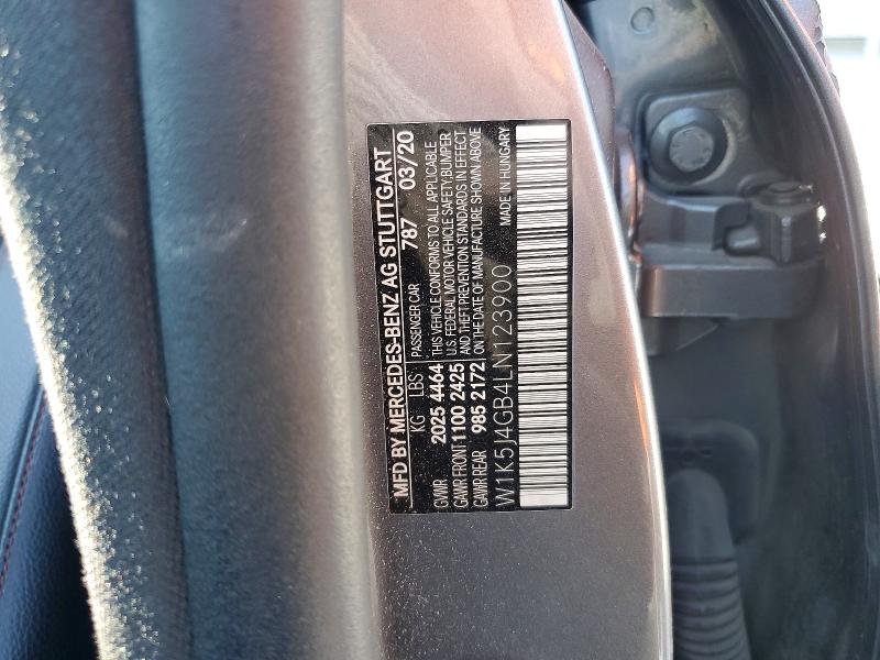 Aukcja sprzedaży 2020 Mercedes-benz Cla, vin: W1K5J4GB4LN123900, numer aukcji: 47086166