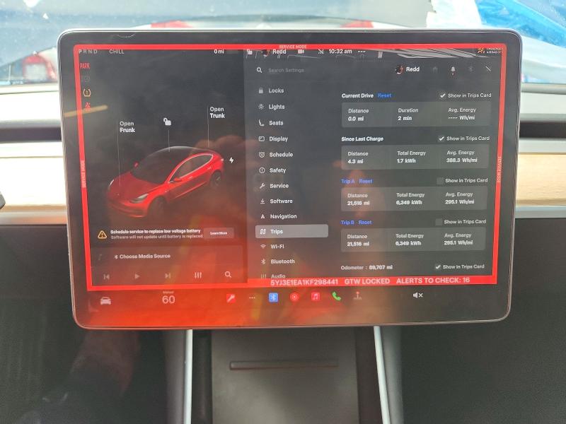 Aukcja sprzedaży 2019 Tesla Model 3, vin: 5YJ3E1EA1KF298441, numer aukcji: 79282985