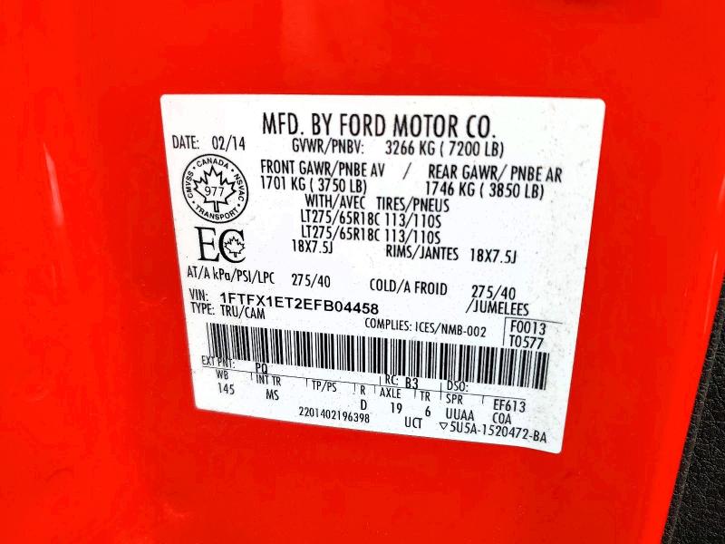 2014 Ford F150 მანქანა იყიდება აუქციონზე, vin: 1FTFX1ET2EFB04458, აუქციონის ნომერი: 46809366