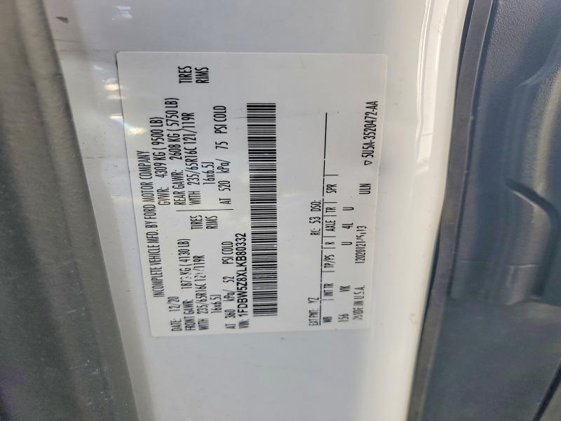 Продажа на аукционе авто 2020 Ford Transit, vin: 1FDBW5Z8XLKB80332, номер лота: 79988865