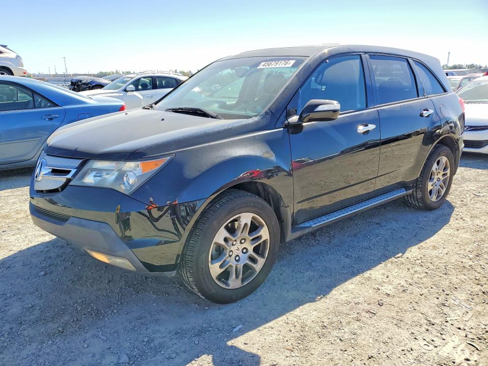 45679176 :رقم المزاد ، 2HNYD28489H525479 vin ، 2009 Acura Mdx مزاد بيع