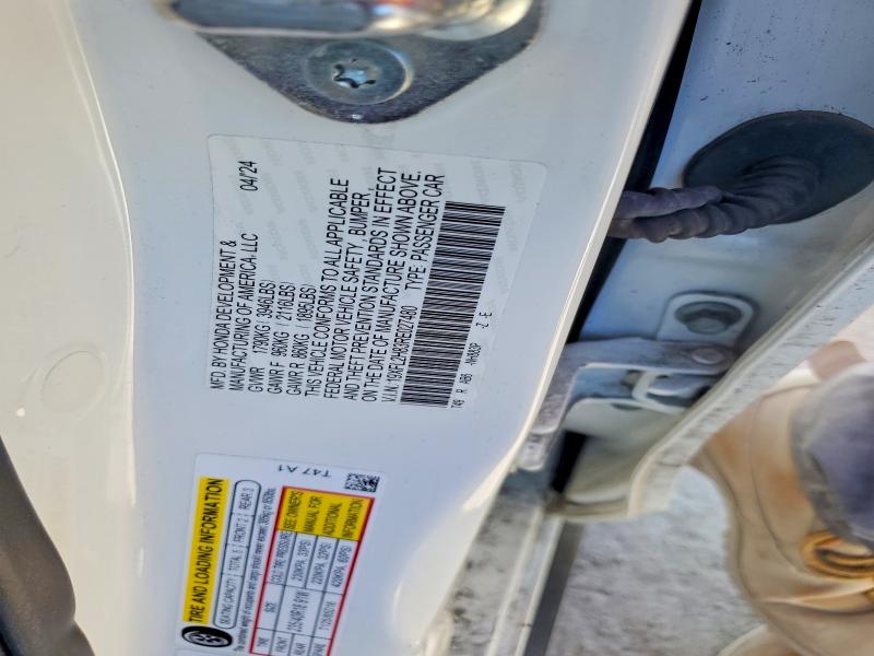 Продаж на аукціоні авто 2024 Honda Civic, vin: 19XFL2H83RE027480, номер лоту: 47512486
