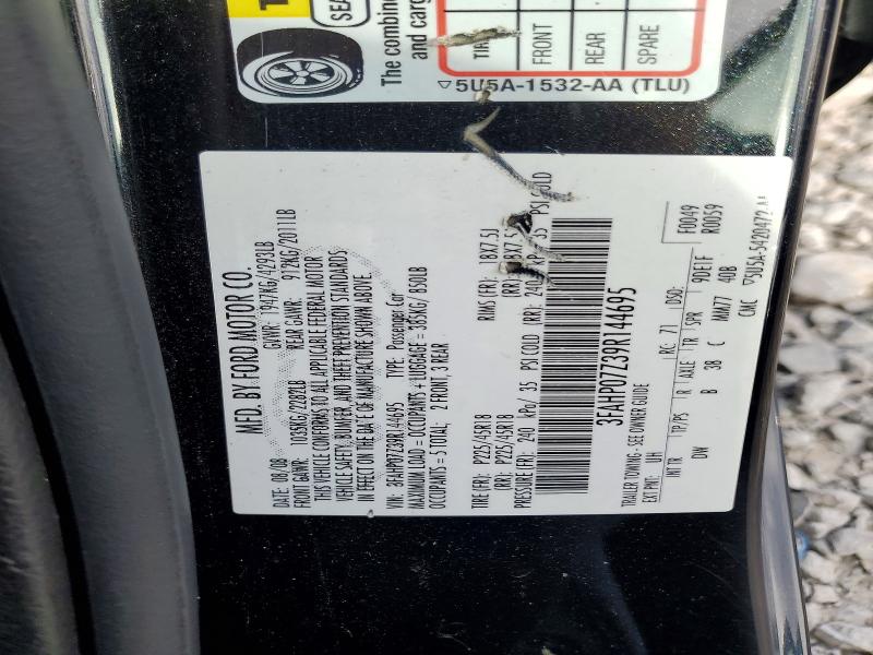 Aukcja sprzedaży 2009 Ford Fusion, vin: 3FAHP07Z39R144695, numer aukcji: 47006596