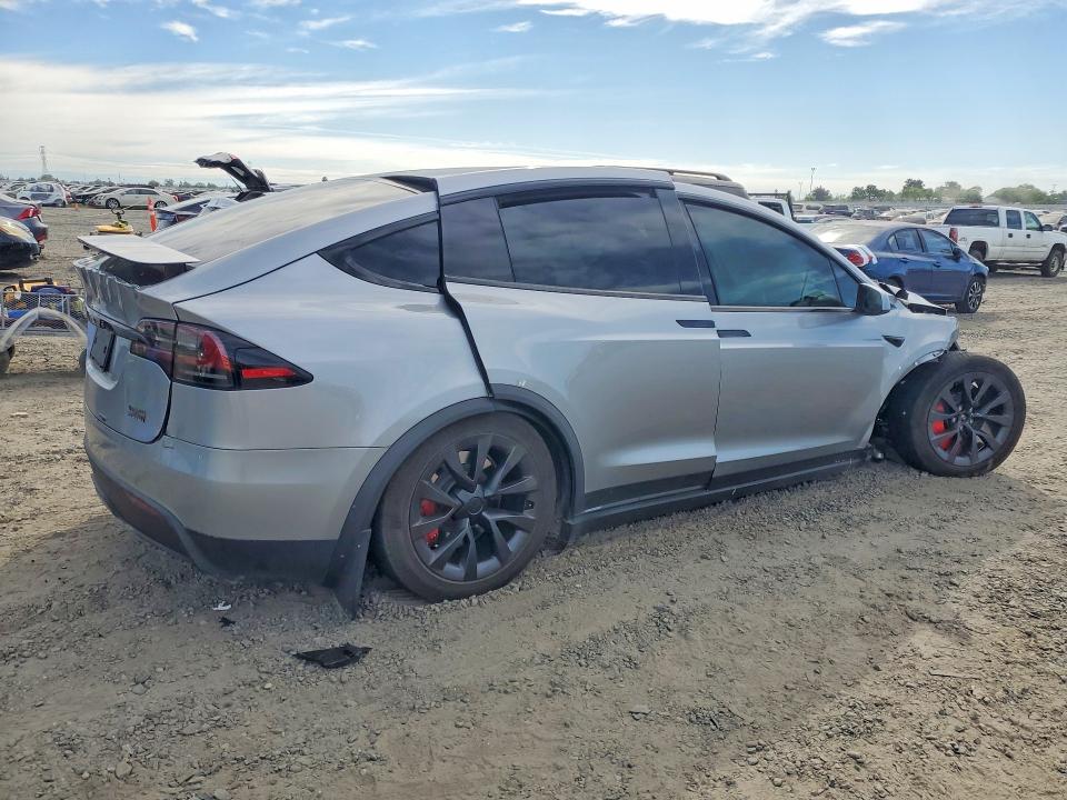 47240176 :رقم المزاد ، 7SAXCDE58RF449249 vin ، 2024 Tesla Model X مزاد بيع