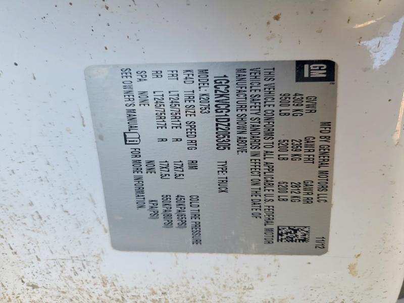 Продажа на аукционе авто 2013 Chevrolet Silverado, vin: 1GC2KVCG1DZ205305, номер лота: 41664086