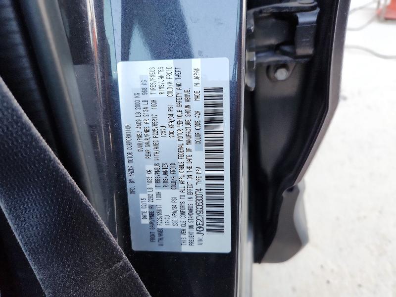 46930326 :رقم المزاد ، JM3KE2CY9G0630074 vin ، 2016 Mazda Cx-5 مزاد بيع
