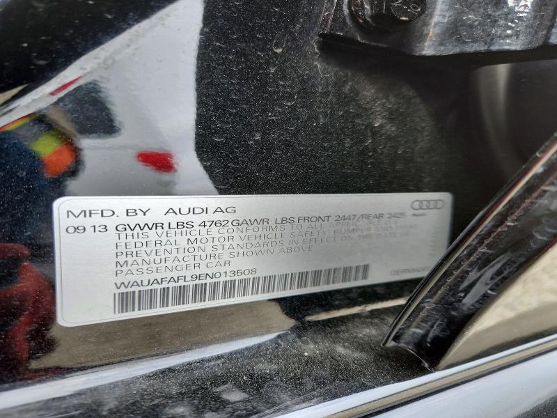 Aukcja sprzedaży 2014 Audi A4, vin: WAUAFAFL9EN013508, numer aukcji: 47924526