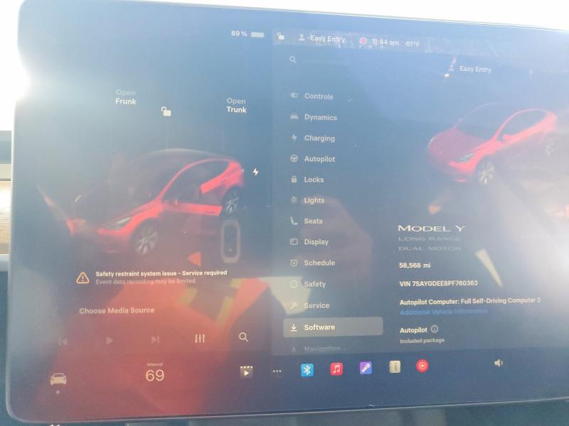 Aukcja sprzedaży 2023 Tesla Model Y, vin: 7SAYGDEE8PF760363, numer aukcji: 79771365