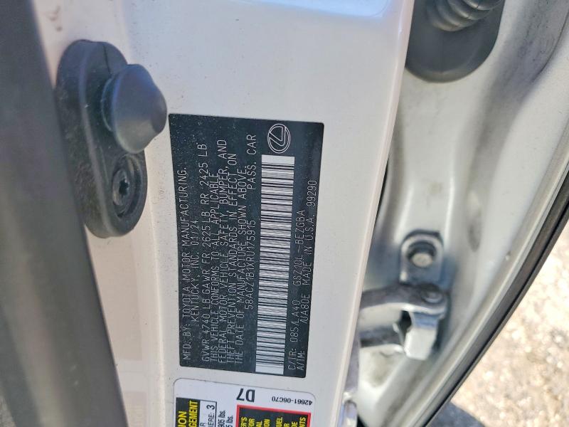 47027816 :رقم المزاد ، 58ACZ1B1XRU175915 vin ، 2024 Lexus Es 350 مزاد بيع