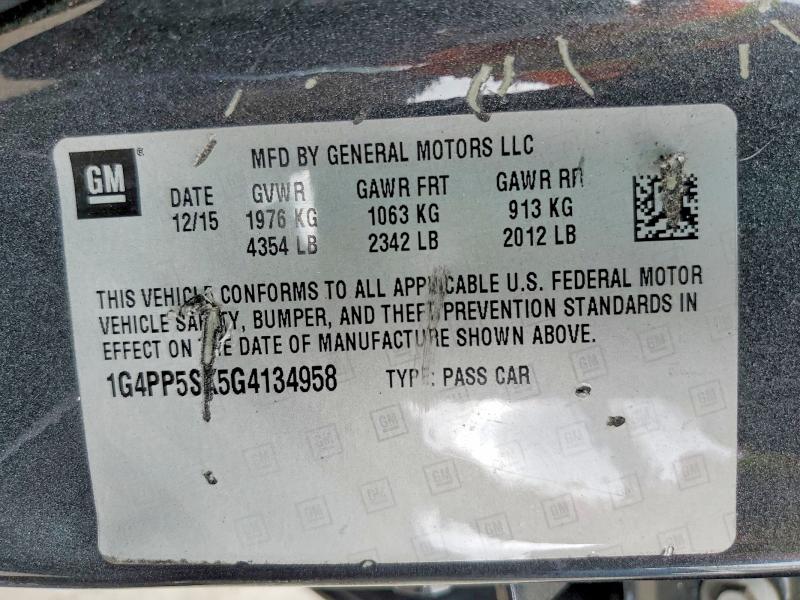 Aukcja sprzedaży 2016 Buick Verano, vin: 1G4PP5SK5G4134958, numer aukcji: 45739706