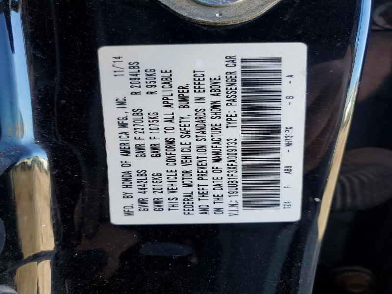 Aukcja sprzedaży 2015 Acura Tlx, vin: 19UUB1F3XFA009733, numer aukcji: 41598676