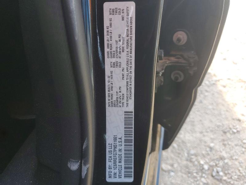 Продажа на аукционе авто 2023 Ram 1500, vin: 1C6RREFG7PN511661, номер лота: 46755856