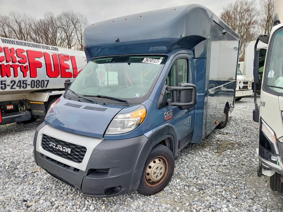 47024896 :رقم المزاد ، 3C7WRVMG1NE121349 vin ، 2022 Ram Promaster 3500 مزاد بيع