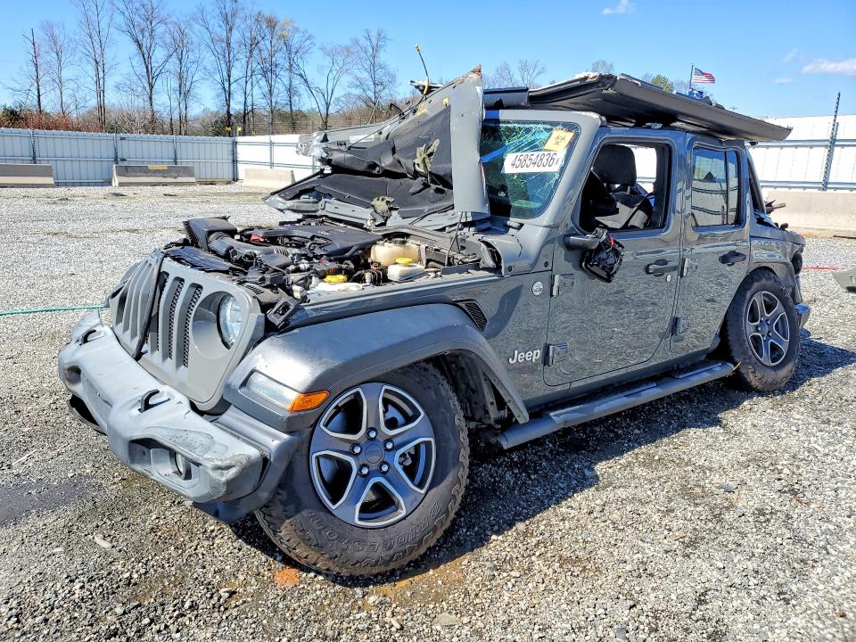 45854836 :رقم المزاد ، 1C4HJXDG3KW577377 vin ، 2019 Jeep Wrangler Unlimited مزاد بيع